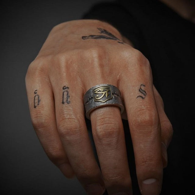 Egyptian Horus Eye Ring
