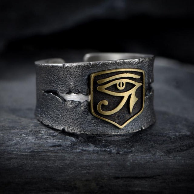 Egyptian Horus Eye Ring