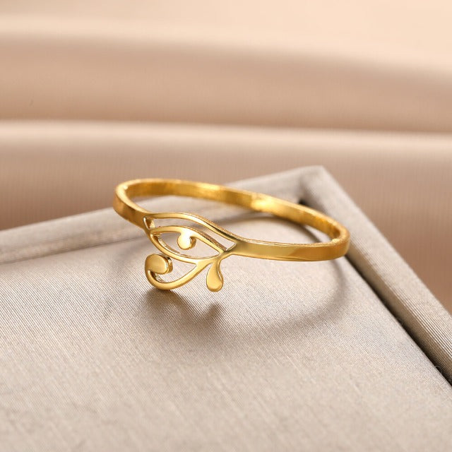 Egyptian Horus Eye Ring for Women