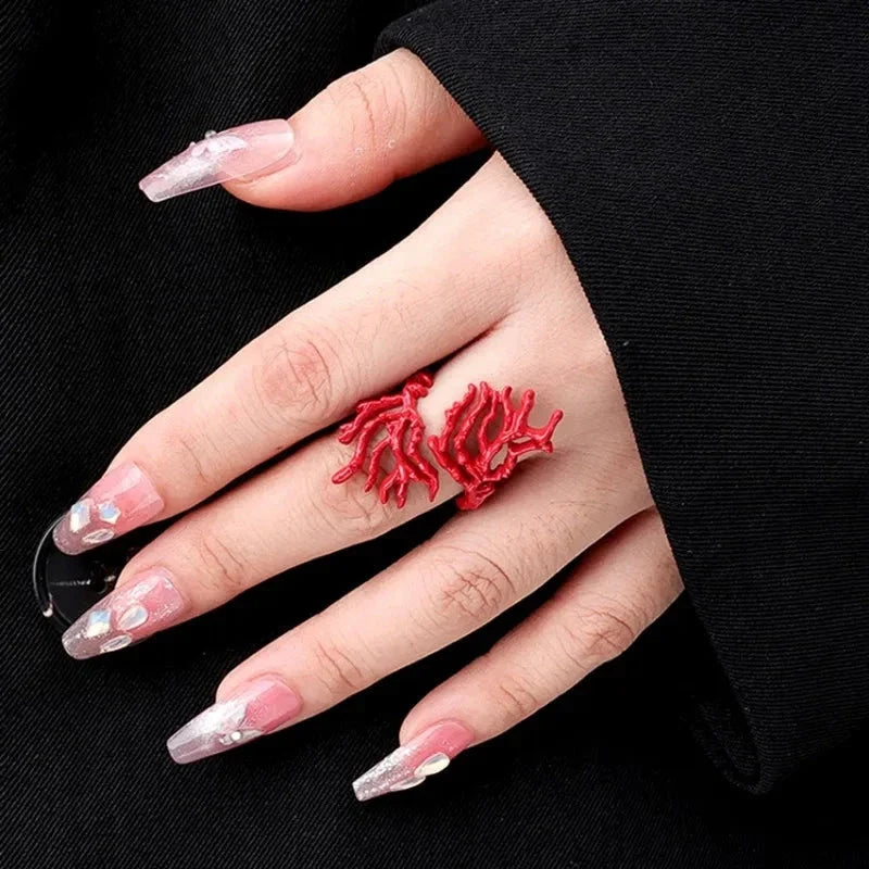 Coral Branch Ring