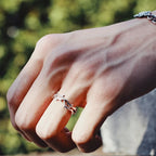 Silver Coral Branch Ring