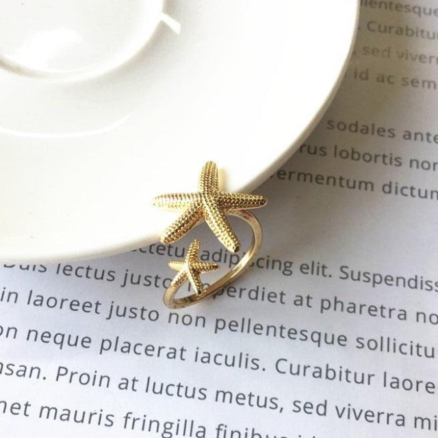 Starfish Ring gold