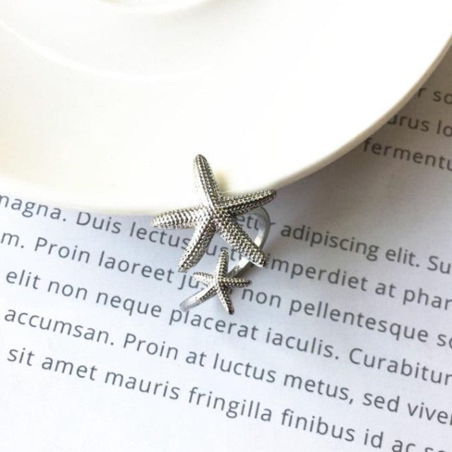 Starfish Ring silver
