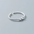 Infinity Ring for Women in Silver