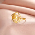 Lotus Flower Ring gold