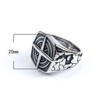 Men's Compass Ring Wind Rose