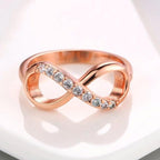 Rose Gold Infinity Ring