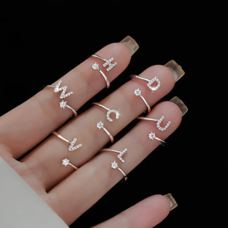 Women's initial ring