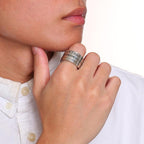 Amazigh Kabyle Ring (Men/Women) Silver Color