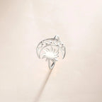 Moon and Sun Silver Ring