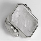 Vintage French Marique crystal ring