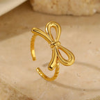 Women's Bow Tie Ring in Gold