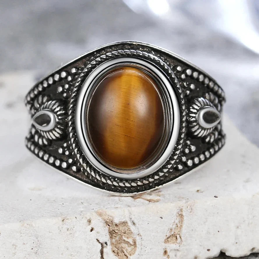 Tiger's Eye Ring for Women