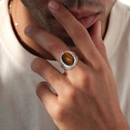 Men's Tiger's Eye Ring