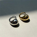 Original Ring Large Teardrop Silver