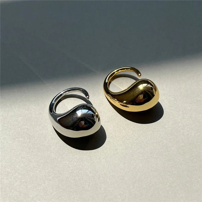 Original Ring Large Teardrop Silver