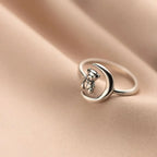 Silver Teddy Bear Ring