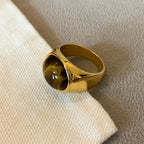 Tiger's Eye Stone Gold Ring style B
