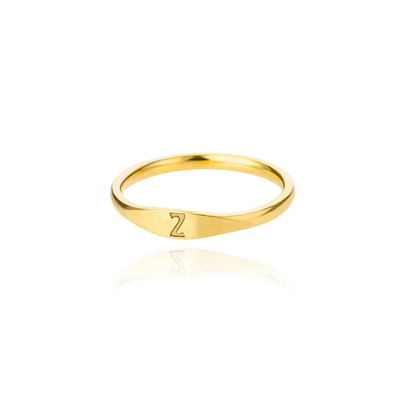 Women's Initial Ring Z
