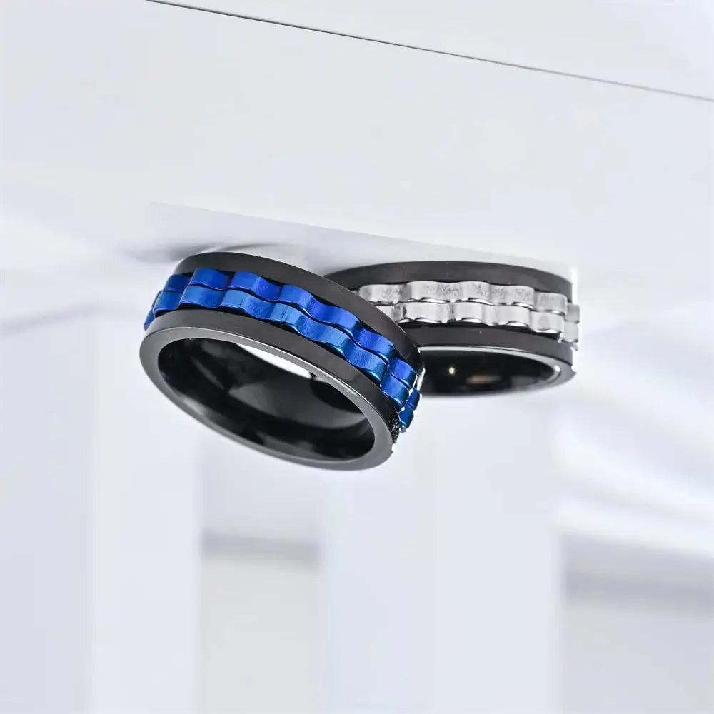 Rotating Anti-Anxiety Ring for Men 1