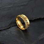 Anti-Stress Rotating Ring for Men gold