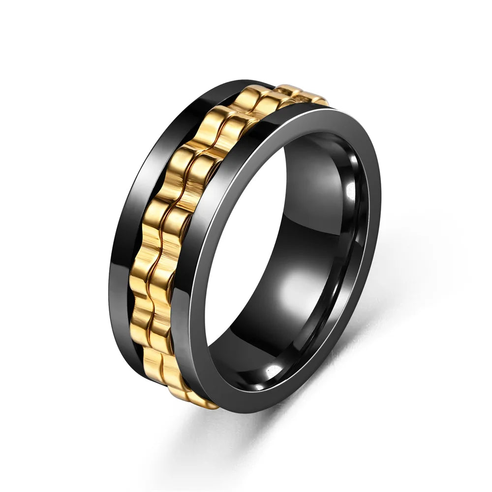 Rotating Anti-Anxiety Ring for Men 7
