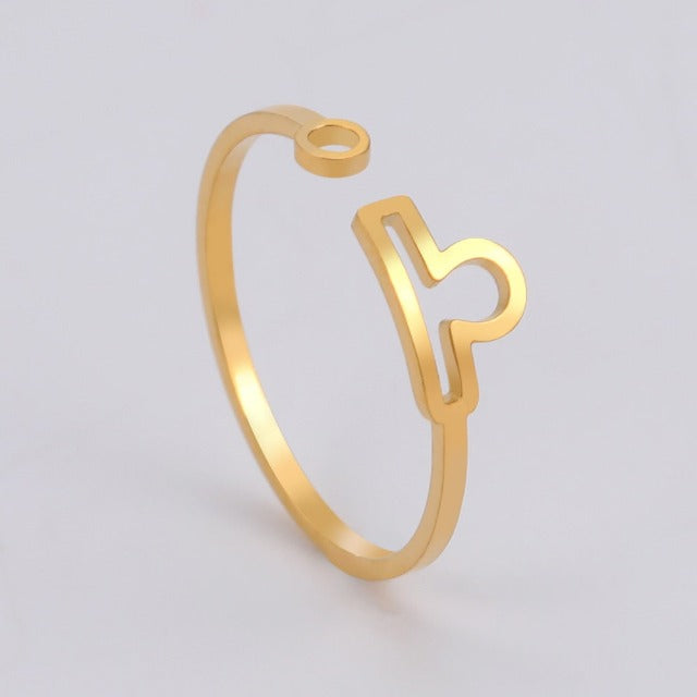 Zodiac Sign Ring 12 Constellations