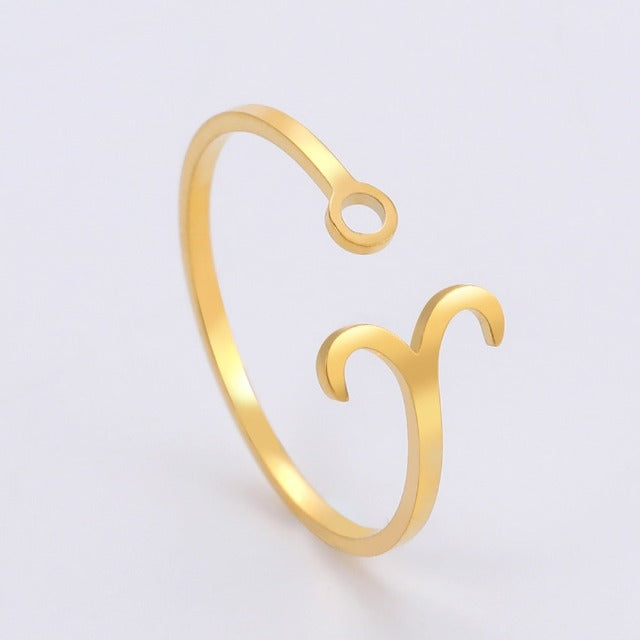 Zodiac Sign Ring 12 Constellations