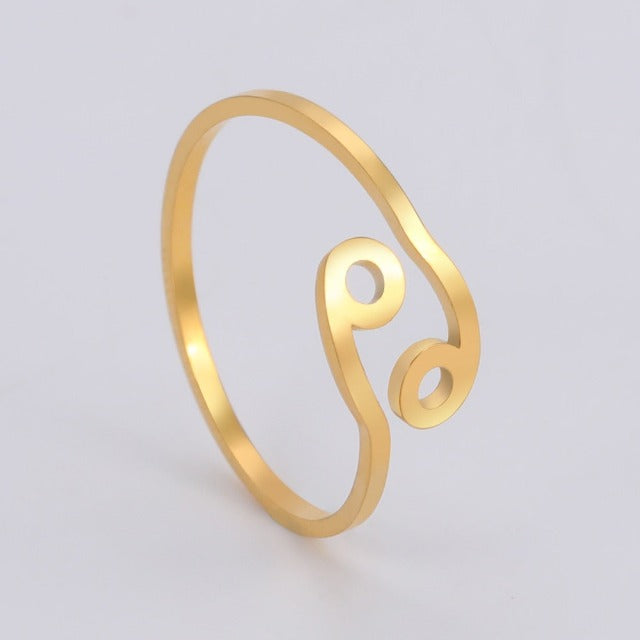 Zodiac Sign Ring 12 Constellations