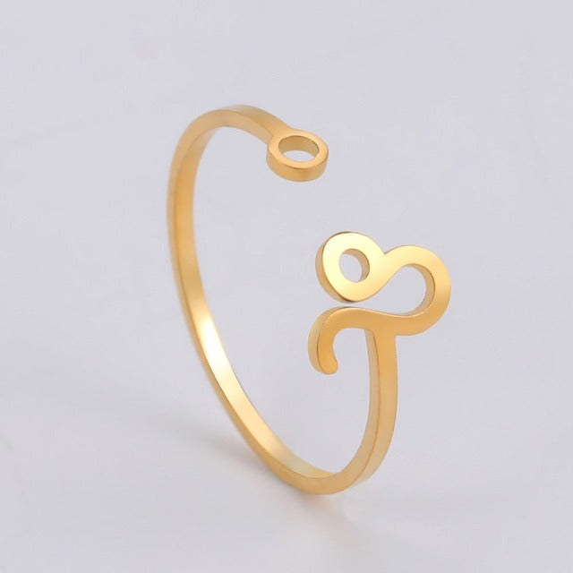 Zodiac Sign Ring 12 Constellations