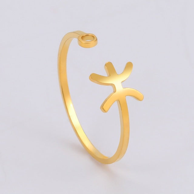 Zodiac Sign Ring 12 Constellations