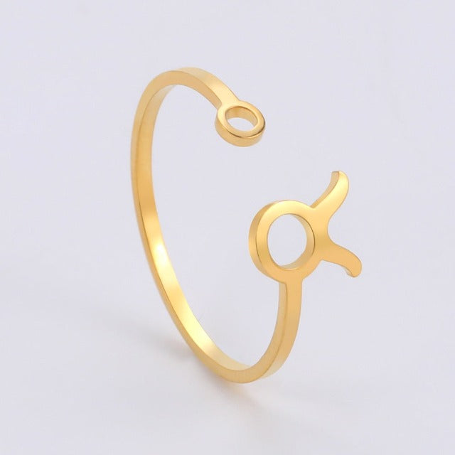 Zodiac Sign Ring 12 Constellations