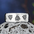 Viking Valknut Style Ring for Men