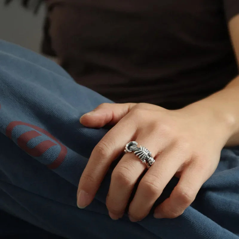 Skeleton Skull Ring