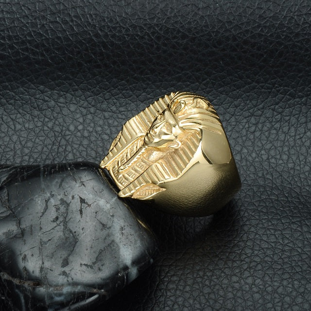 Pharaoh Head Ring