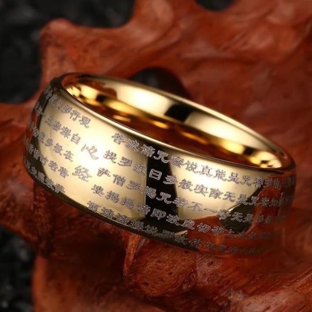 Tibetan Ring for Men / Women in Gold