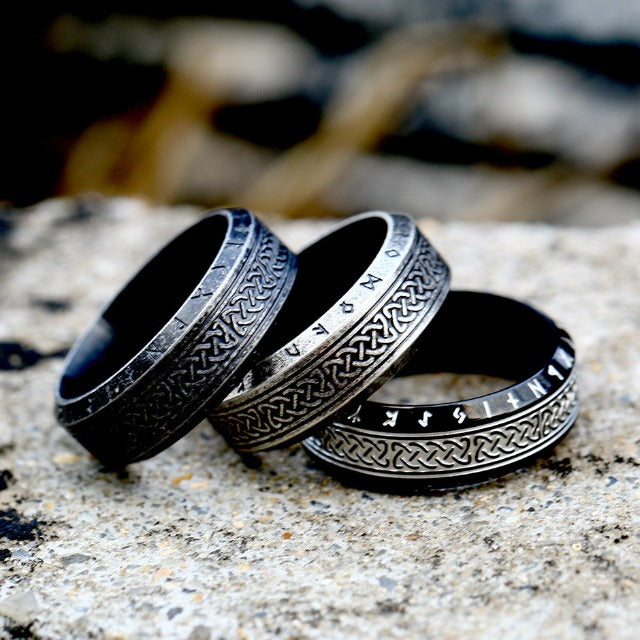Ancient Viking Ring with Runes