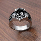 Viking Mjolnir Ring