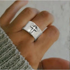Vintage Christian Cross Ring