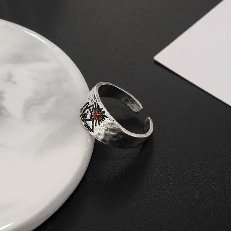 Vintage Mountains and Sun Ring