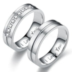 Couple Rings Love Ring Silver