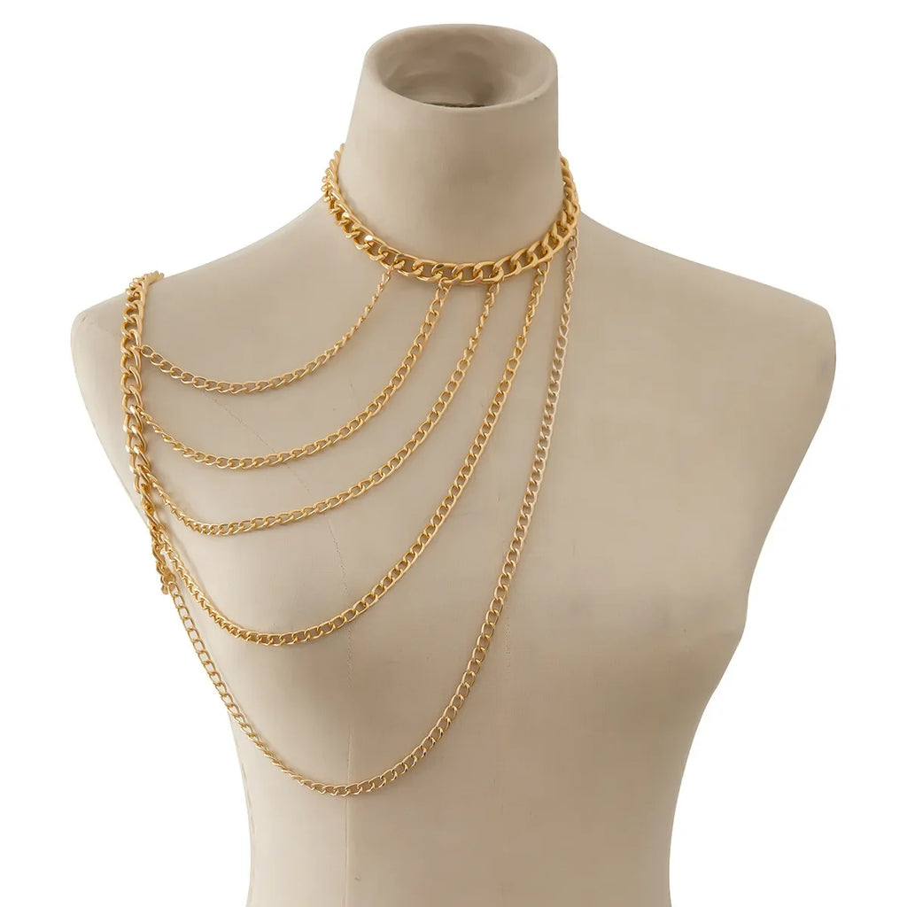 Women's Shoulder Chain Jewelry - Collarbone & Shoulder Gold