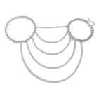 Women's Shoulder Chain Jewelry - Collarbone & Shoulder Silver