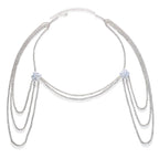Women's Shoulder Jewelry - Collarbone & Shoulder Chain silver