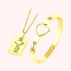 Gold Couple Duo Jewelry