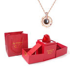Pink Surprise Box and Its Gold Jewelry Piece
