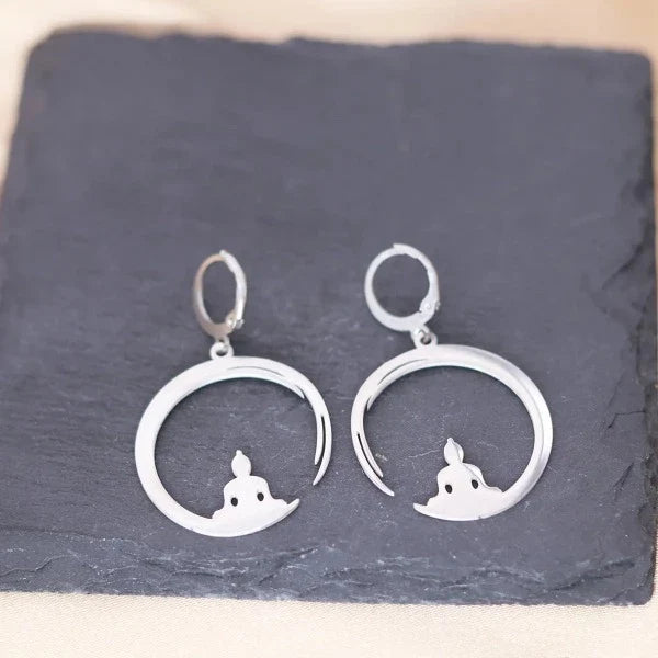 Buddhist Silver Earring