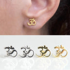 Buddhist Om Earring
