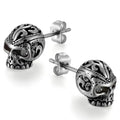 Silver Skull Earring