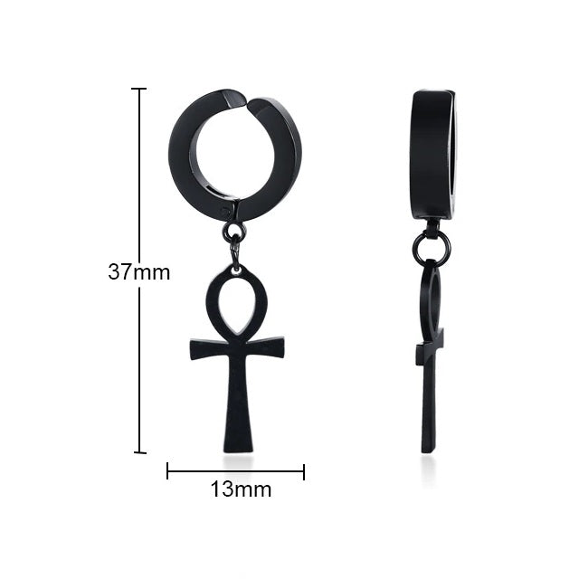 Ankh Earrings